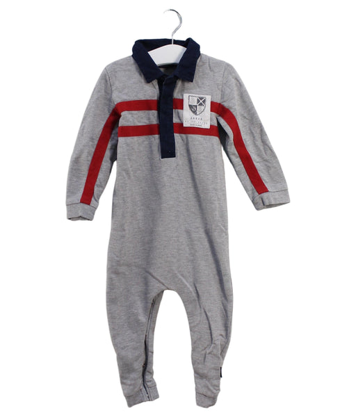 A Grey Long Sleeve Jumpsuits from Baker by Ted Baker in size 12-18M for boy. (Front View)