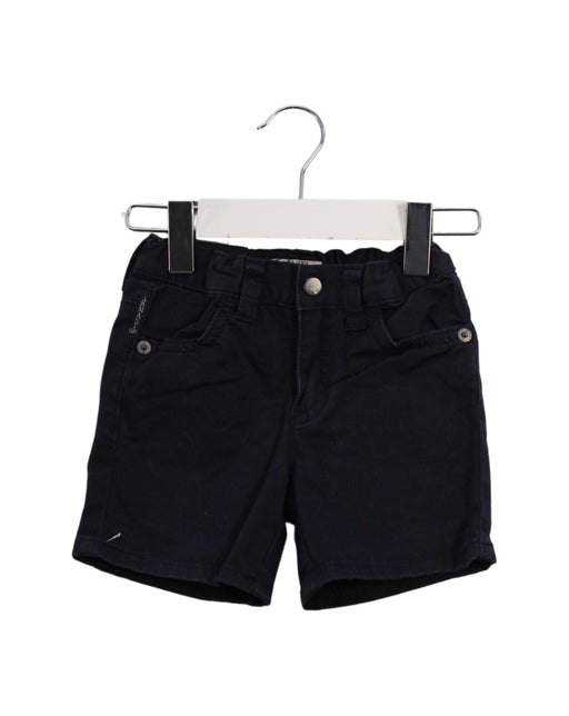 A Navy Shorts from Armani in size 3-6M for boy. (Front View)