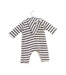 A Ivory Long Sleeve Jumpsuits from Petit Bateau in size 0-3M for girl. (Back View)