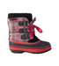 A Pink Winter Boots from Skechers in size 4T for girl. (Back View)