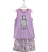 A Purple Pyjama Sets from Peter Alexander in size 6T for girl. (Front View)