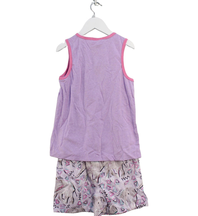 A Purple Pyjama Sets from Peter Alexander in size 6T for girl. (Back View)