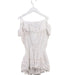 A White Sleeveless Dresses from Melissa Odabash in size 6T for girl. (Back View)