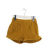 A Yellow Shorts from Jacadi in size 6T for girl. (Front View)
