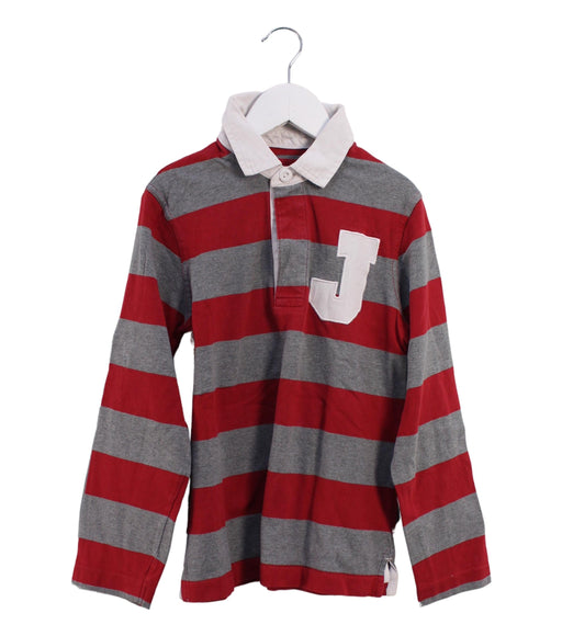 A Red Long Sleeve Polos from Jacadi in size 10Y for boy. (Front View)