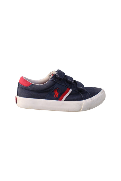 A Navy Sneakers from Polo Ralph Lauren in size 4T for boy. (Back View)