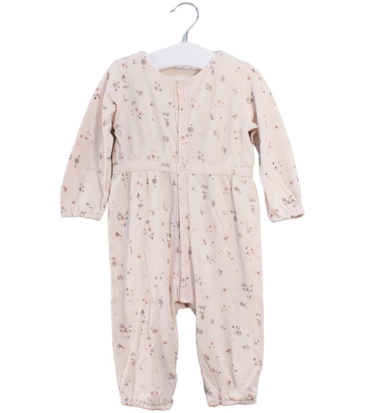 A Pink Long Sleeve Jumpsuits from Mamas & Papas in size 6-12M for girl. (Front View)