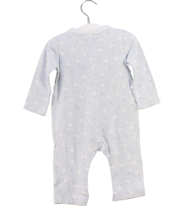 A Blue Long Sleeve Jumpsuits from The Little White Company in size 3-6M for boy. (Back View)