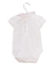 A White Short Sleeve Bodysuits from Confiture in size 3-6M for girl. (Back View)