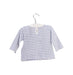A Blue Long Sleeve Tops from Petit Bateau in size 3-6M for girl. (Back View)