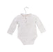 A White Long Sleeve Bodysuits from Confiture in size 6-12M for girl. (Back View)