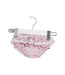 A Pink Bloomers from Confiture in size 3-6M for girl. (Front View)