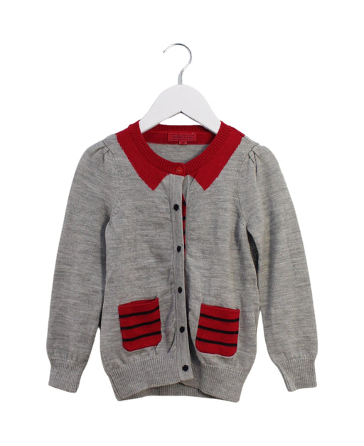 A Grey Cardigans from Nicholas & Bears in size 4T for girl. (Front View)