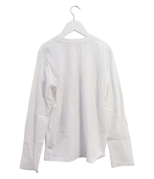 A White Long Sleeve Tops from Kenzo in size 10Y for boy. (Back View)