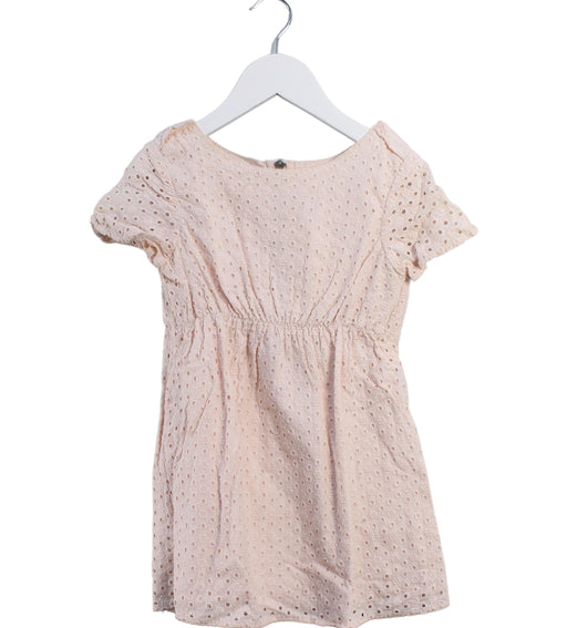 A Pink Short Sleeve Dresses from Phillip Lim in size 5T for girl. (Front View)