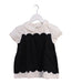 A Black Short Sleeve Tops from Janie & Jack in size 5T for girl. (Front View)