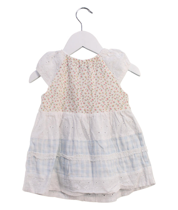 A Multicolour Short Sleeve Dresses from Pamplemousse in size 12-18M for girl. (Back View)