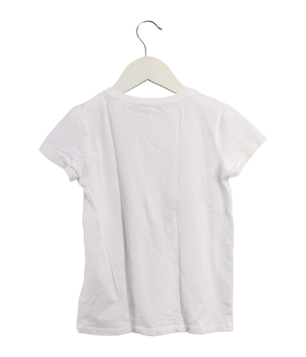 A White Short Sleeve T Shirts from Guess in size 8Y for girl. (Back View)