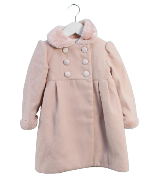 A Pink Coats from Camilla in size 12-18M for girl. (Front View)