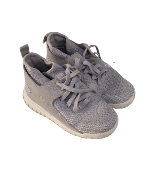 A Grey Sneakers from Adidas in size 4T for neutral. (Front View)