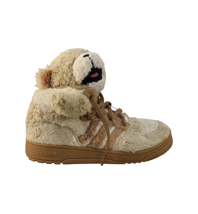 A Beige Sneakers from Adidas & Jeremy Scott in size 4T for boy. (Back View)