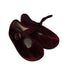 A Burgundy Flats from Pisamonas in size 18-24M for girl. (Front View)