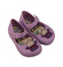 A Purple Flats from Zaxy in size 12-18M for girl. (Front View)