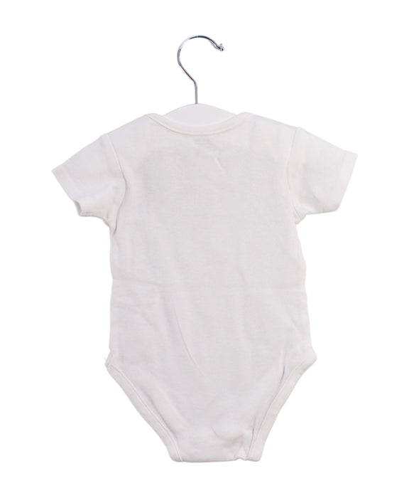 A White Short Sleeve Bodysuits from Calvin Klein in size 0-3M for neutral. (Back View)