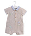 A Beige Short Sleeve Rompers from Peter Rabbit in size 6-12M for boy. (Front View)