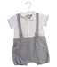 A Grey Short Sleeve Rompers from Peter Rabbit in size 6-12M for boy. (Front View)