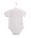 A White Short Sleeve Bodysuits from Calvin Klein in size 0-3M for neutral. (Front View)