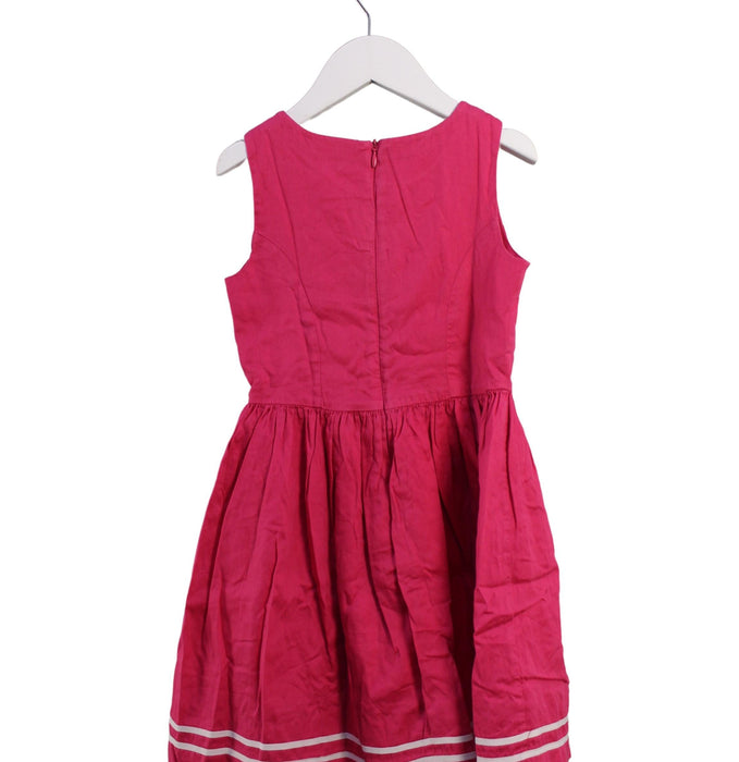 A Pink Sleeveless Dresses from Tommy Hilfiger in size 7Y for girl. (Back View)