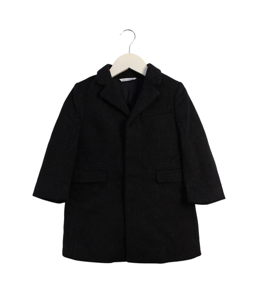 A Black Coats from Dolce & Gabbana in size 3T for boy. (Front View)