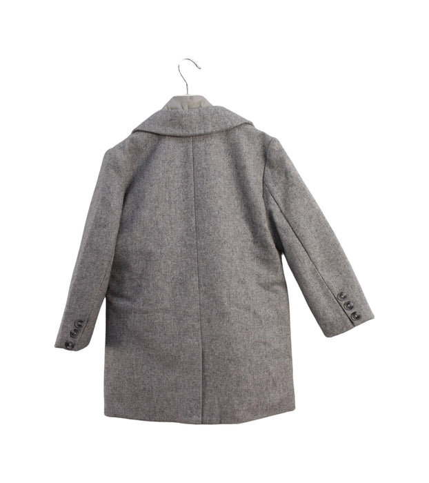 A Grey Coats from Chickeeduck in size 4T for boy. (Back View)