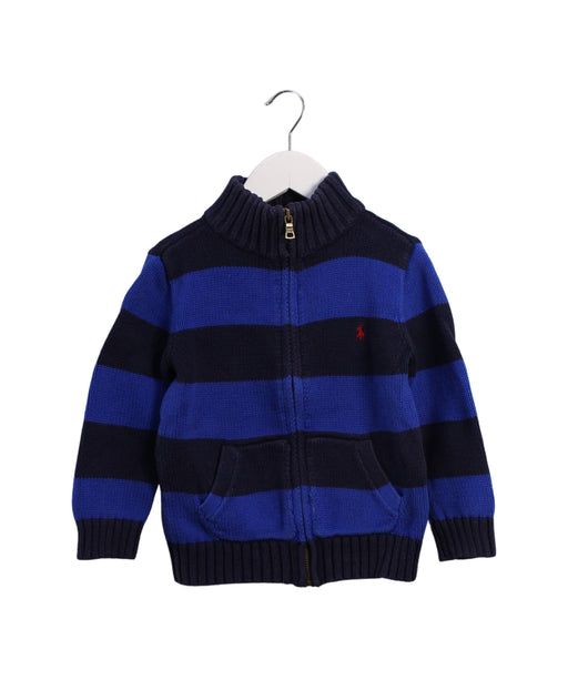 A Navy Lightweight Jackets from Polo Ralph Lauren in size 4T for boy. (Front View)