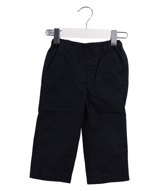 A Black Casual Pants from Burberry in size 6-12M for boy. (Front View)