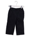 A Black Casual Pants from Burberry in size 6-12M for boy. (Front View)
