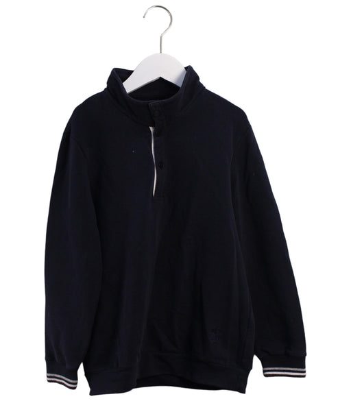 A Navy Long Sleeve Polos from Nicholas & Bears in size 10Y for boy. (Front View)