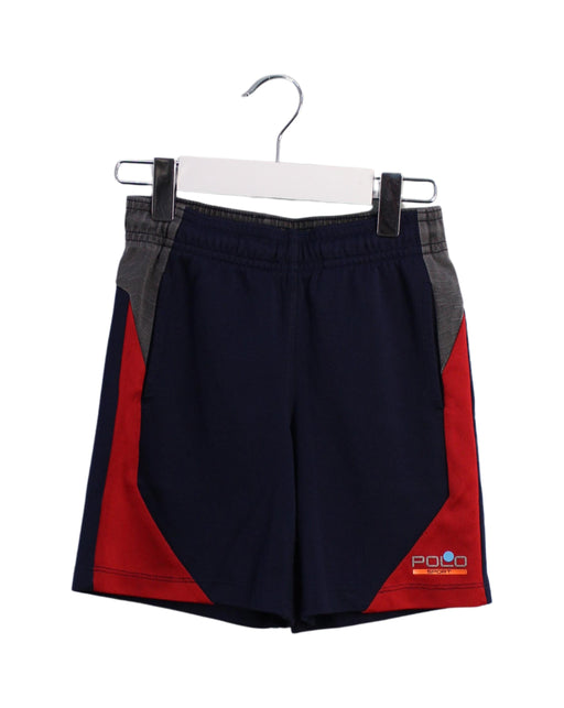 A Navy Shorts from Polo Ralph Lauren in size 6T for boy. (Front View)