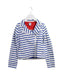 A Blue Lightweight Jackets from Petit Bateau in size 8Y for boy. (Front View)