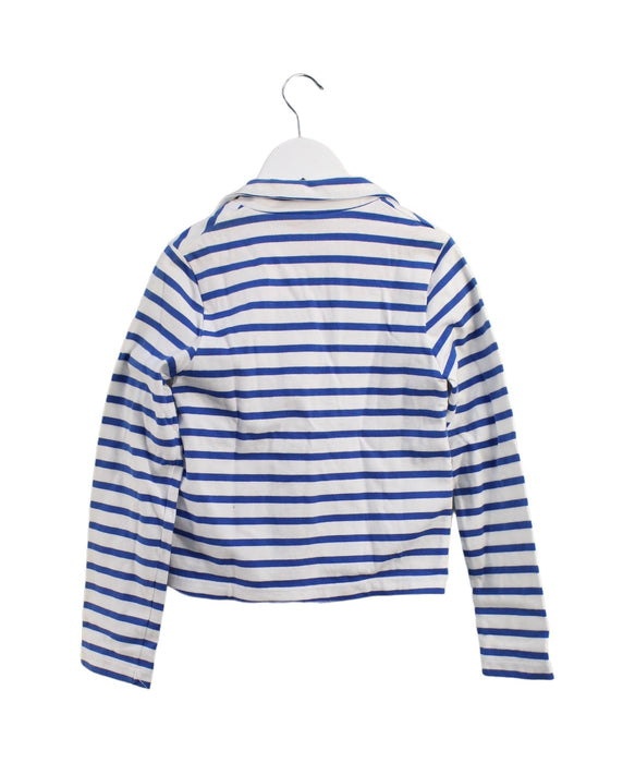 A Blue Lightweight Jackets from Petit Bateau in size 8Y for boy. (Back View)