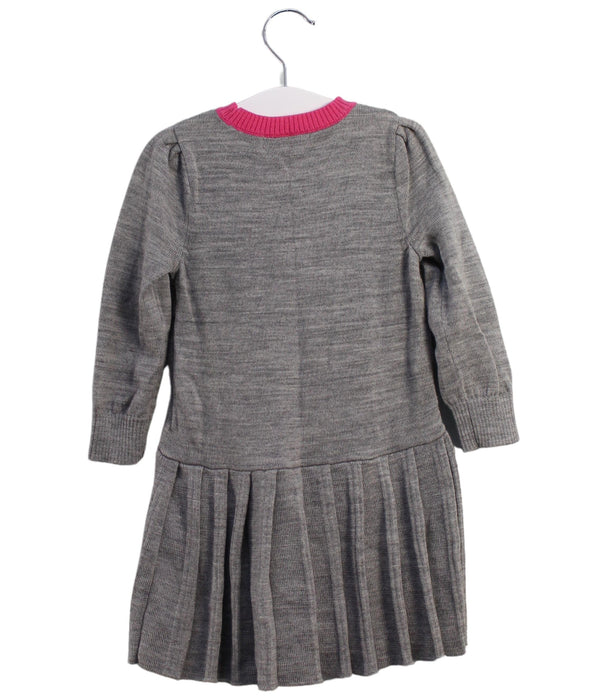 A Grey Long Sleeve Dresses from Nicholas & Bears in size 12-18M for girl. (Back View)