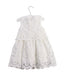 A White Sleeveless Dresses from Chickeeduck in size 18-24M for girl. (Back View)