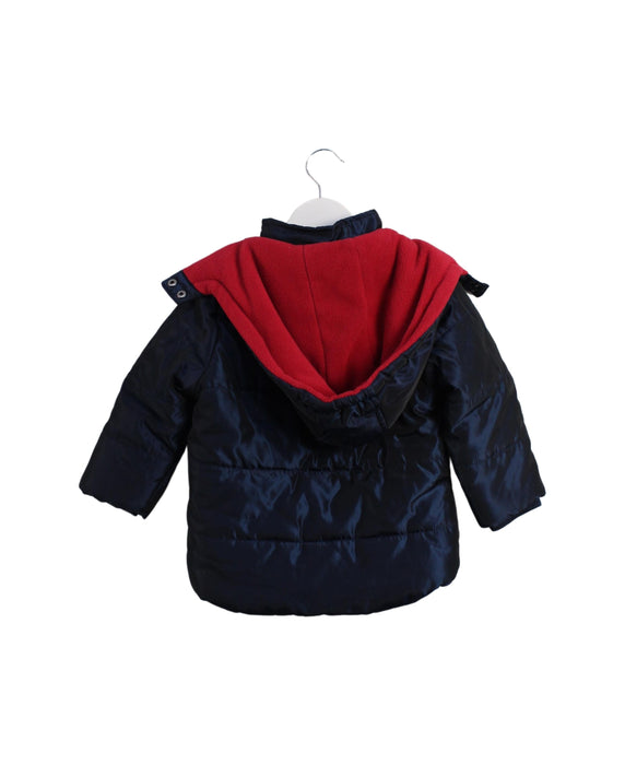 A Navy Puffer/Quilted Jackets from ELLE in size 18-24M for boy. (Back View)