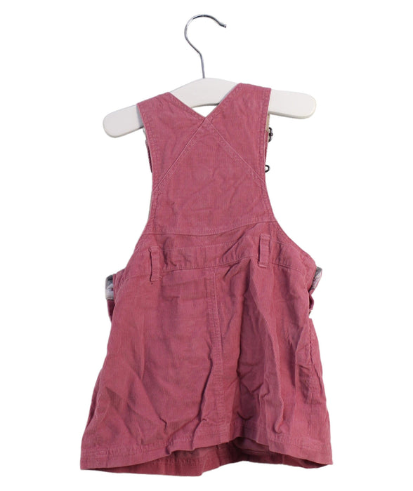 A Pink Overall Dresses from Burberry in size 12-18M for girl. (Back View)