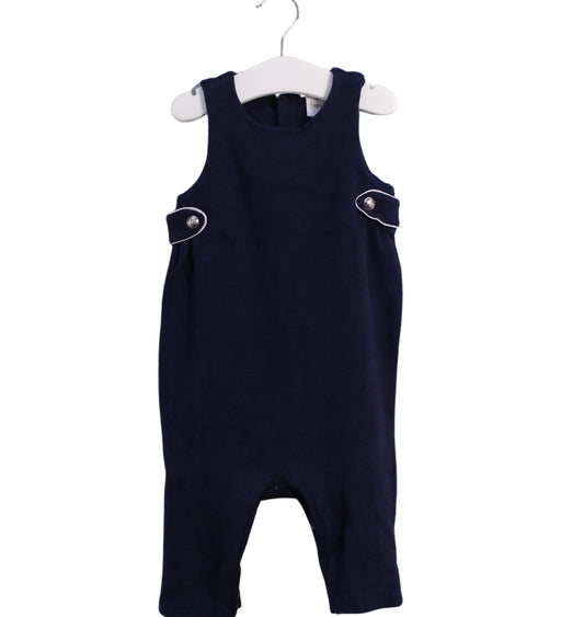 A Navy Sleeveless Jumpsuits from Ralph Lauren in size 3-6M for boy. (Front View)