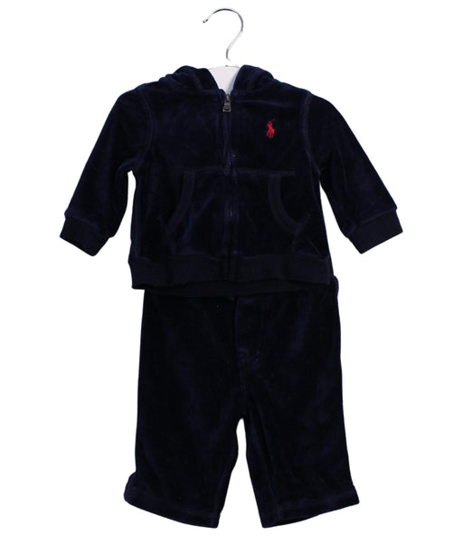 A Navy Pants Sets from Ralph Lauren in size 0-3M for boy. (Front View)