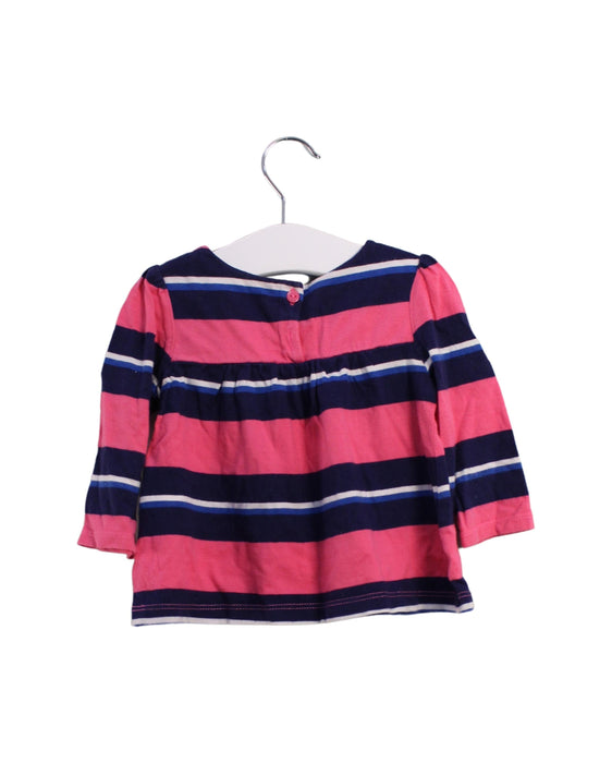 A Pink Long Sleeve Tops from Tommy Hilfiger in size 6-12M for girl. (Back View)