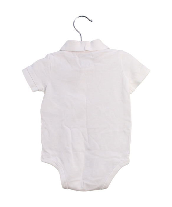 A White Short Sleeve Bodysuits from Ralph Lauren in size 3-6M for girl. (Back View)