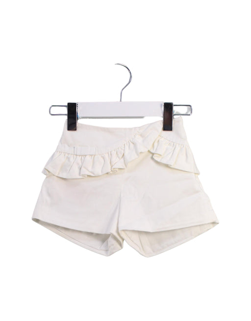 A White Shorts from Nicholas & Bears in size 12-18M for girl. (Front View)
